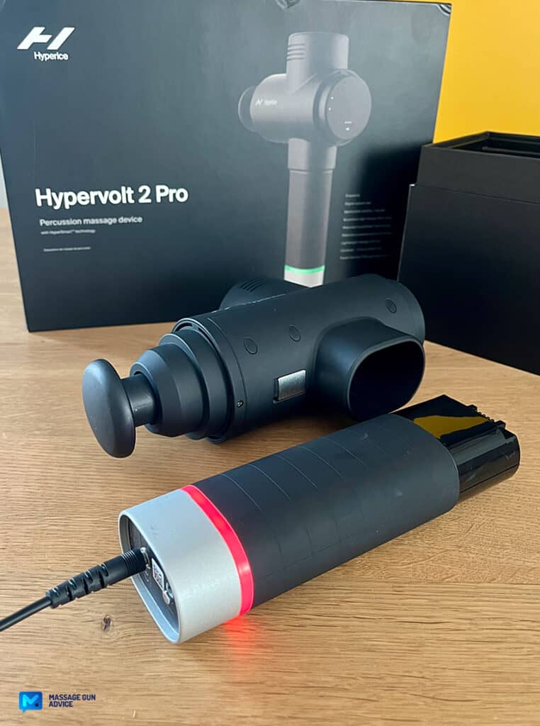 hyperice massage gun not turning on