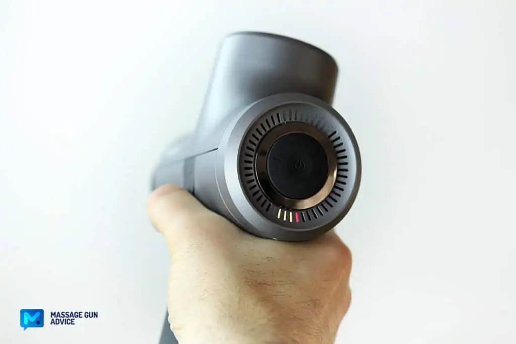 Ultimate Guide to Charging Your Massage Gun: Best Practices and Essential Tips 8 theragun prime. panel battery level led