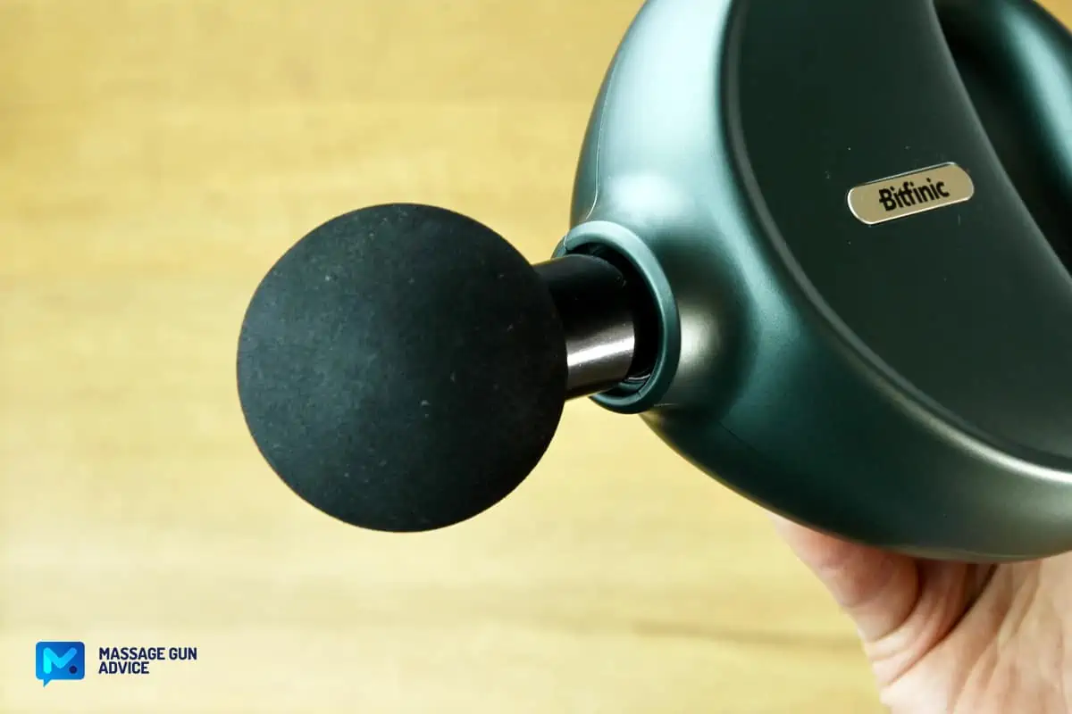 Bitfinic Massage Gun Review - Likely The Cheapest Mini Device 17 bitfinic mini ball head attachment