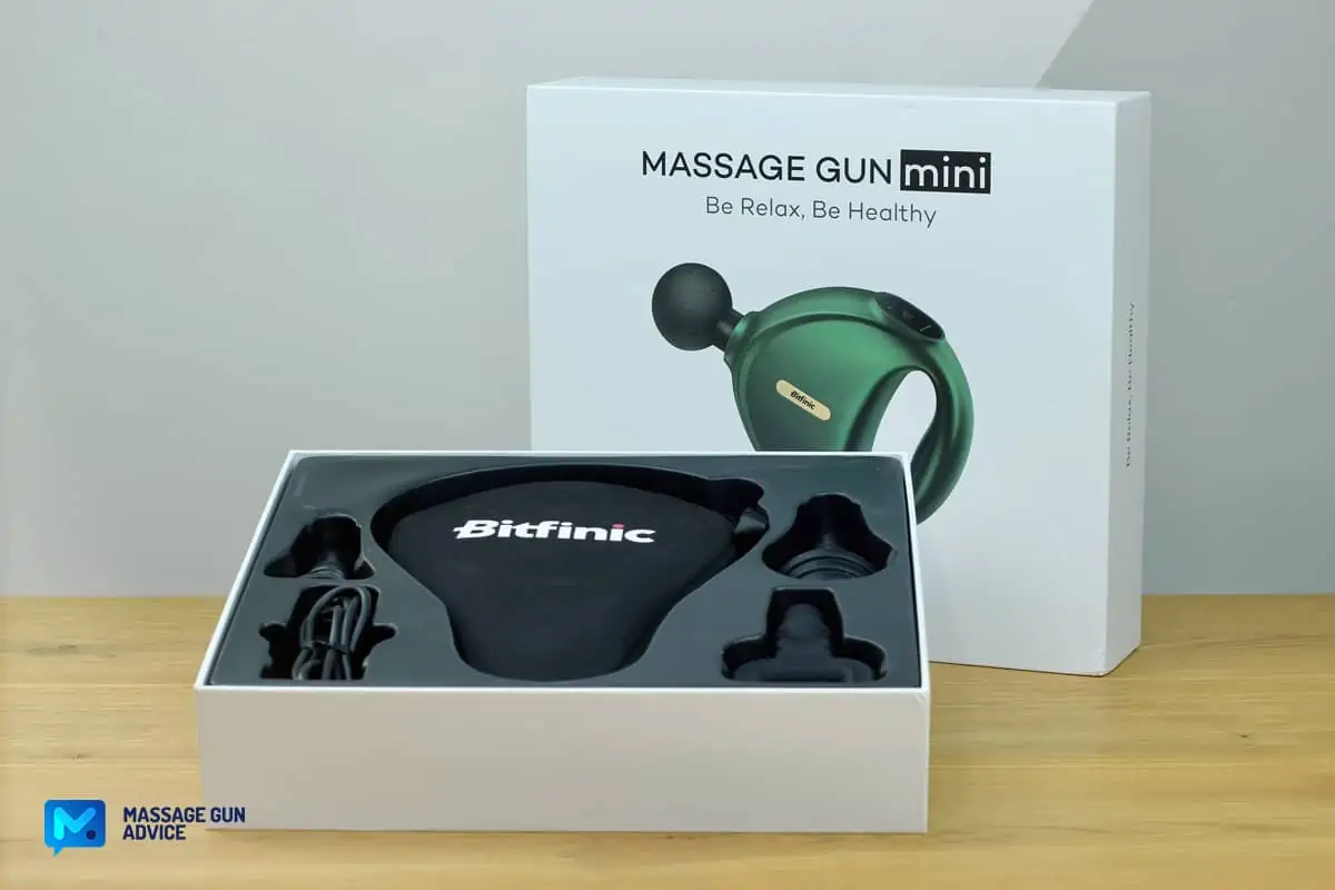 Bitfinic Massage Gun Review - Likely The Cheapest Mini Device 4 bitfinic mini massager open box