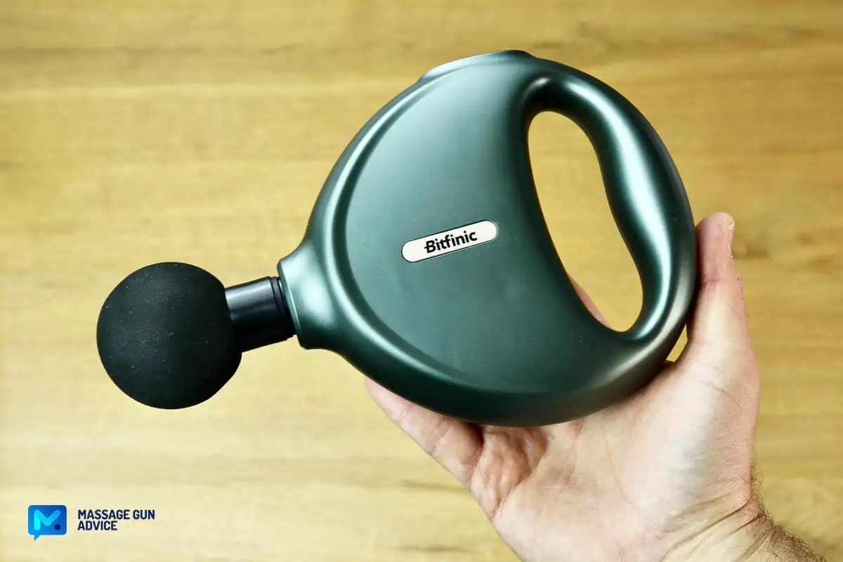 Bitfinic Massage Gun Review - Likely The Cheapest Mini Device 12 bitfinic mini massager unique shape
