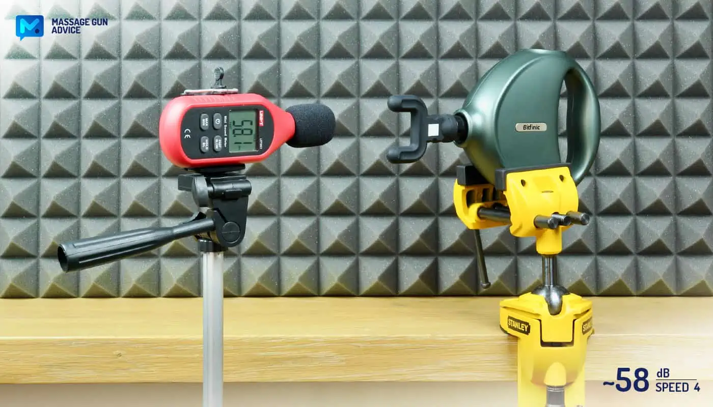 Bitfinic Massage Gun Review - Likely The Cheapest Mini Device 25 bitfinic mini noise measurement speed level 4