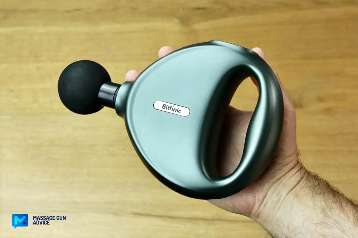 Bitfinic Massage Gun Review - Likely The Cheapest Mini Device 11 bitfinic mini on hand small massager