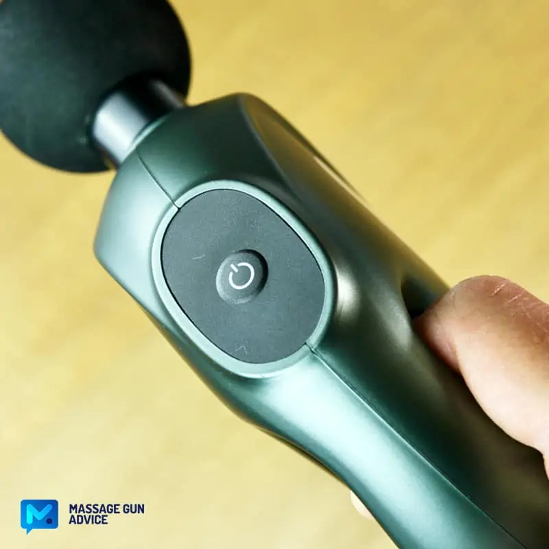 Bitfinic Massage Gun Review - Likely The Cheapest Mini Device 20 Bitfinic mini simple control button