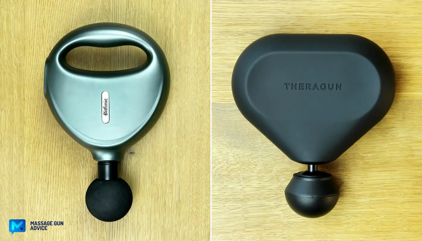 Bitfinic Massage Gun Review - Likely The Cheapest Mini Device 2 Bitfinic mini theragun mini shape