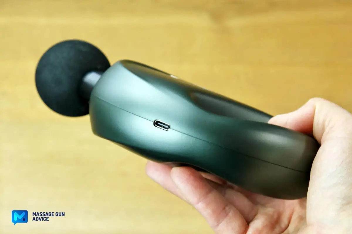 Bitfinic Massage Gun Review - Likely The Cheapest Mini Device 26 bitfinic mini usb-c charging port