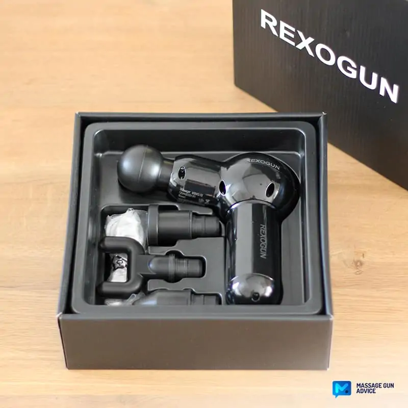 Minirex Massage Gun Review: Small Rexogun Delivers Big 3 box rexogun minirex