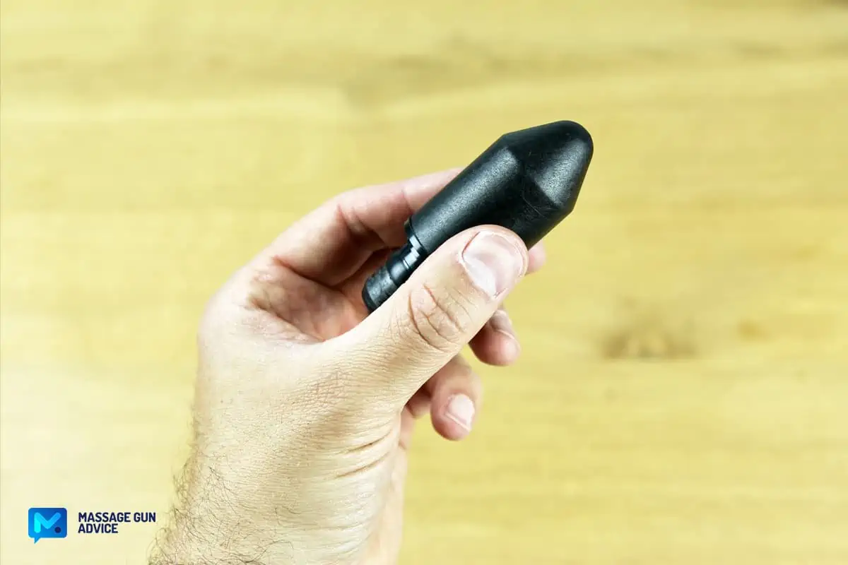 Lifepro DynaFlex Review - Is This Adjustable, Full-Size Gun Any Good? 19 Lifepro DynaFlex bullet attachment