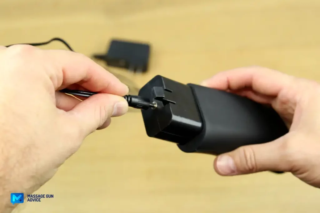 how to fix massage gun not charging: Lifepro Sonic Battery Charging Port