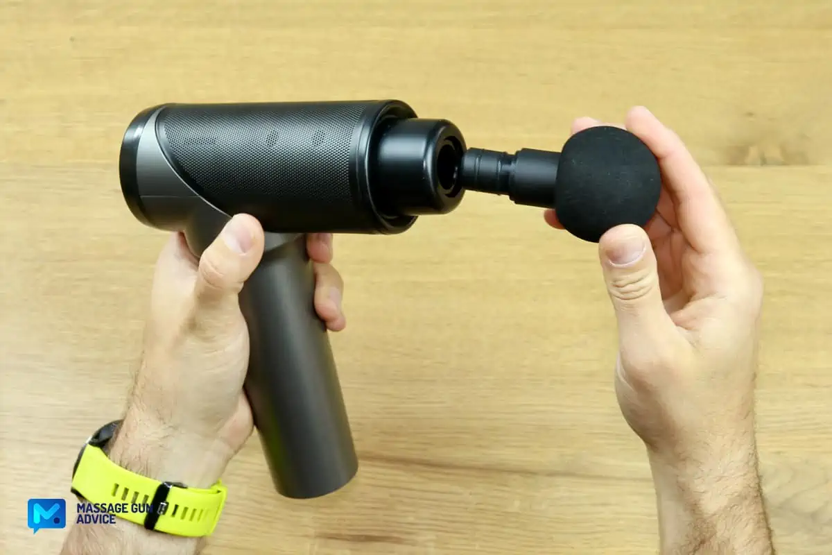 Medcursor Massage Gun Review: OK for Beginners, but Quite a Thrill for the Pros! 19 medcursor massage gun attachment: ball