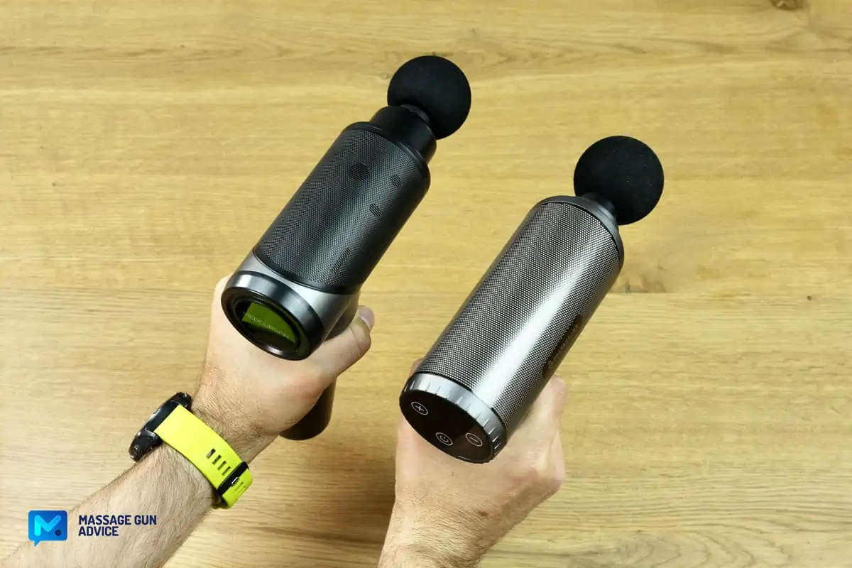 Medcursor Massage Gun Review: OK for Beginners, but Quite a Thrill for the Pros! 24 Medcursor MG01 vs Taotronics TT-PCA004