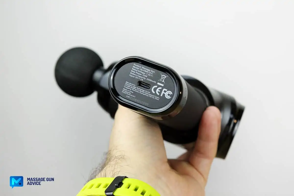 Bob and Bob And Brad T2 Massage Gun Review: Is It a Genuine Upgrade? 15 bob and brad t2: charging port