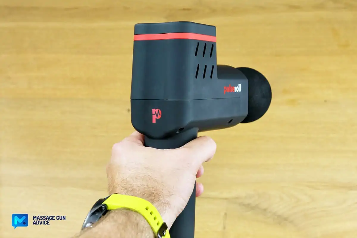Pulseroll Massage Gun Review - A Decent, Heavy-Duty Percussive Device 16 pulseroll pro ergonomics