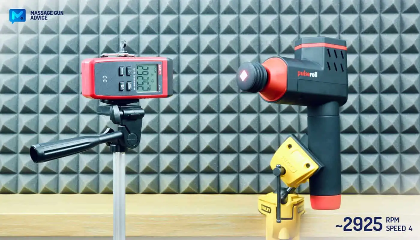 Pulseroll Massage Gun Review - A Decent, Heavy-Duty Percussive Device 26 pulseroll pro percussions speed level 4