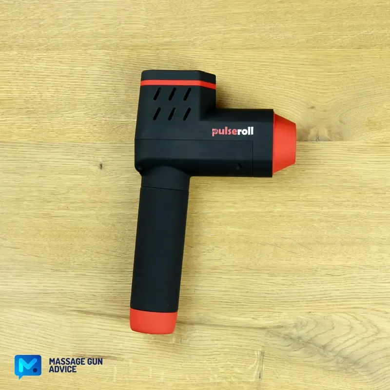 Pulseroll Massage Gun Review - A Decent, Heavy-Duty Percussive Device 7 pulseroll pro right side