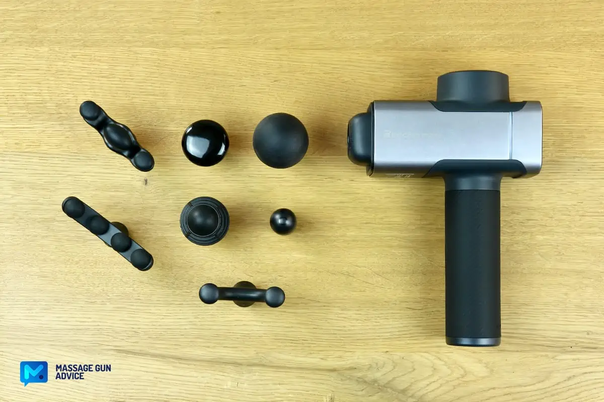Recovapro MAX Review - A Heavy, but Amazingly Powerful Massage Gun 24 recovapro max 7 attachments included