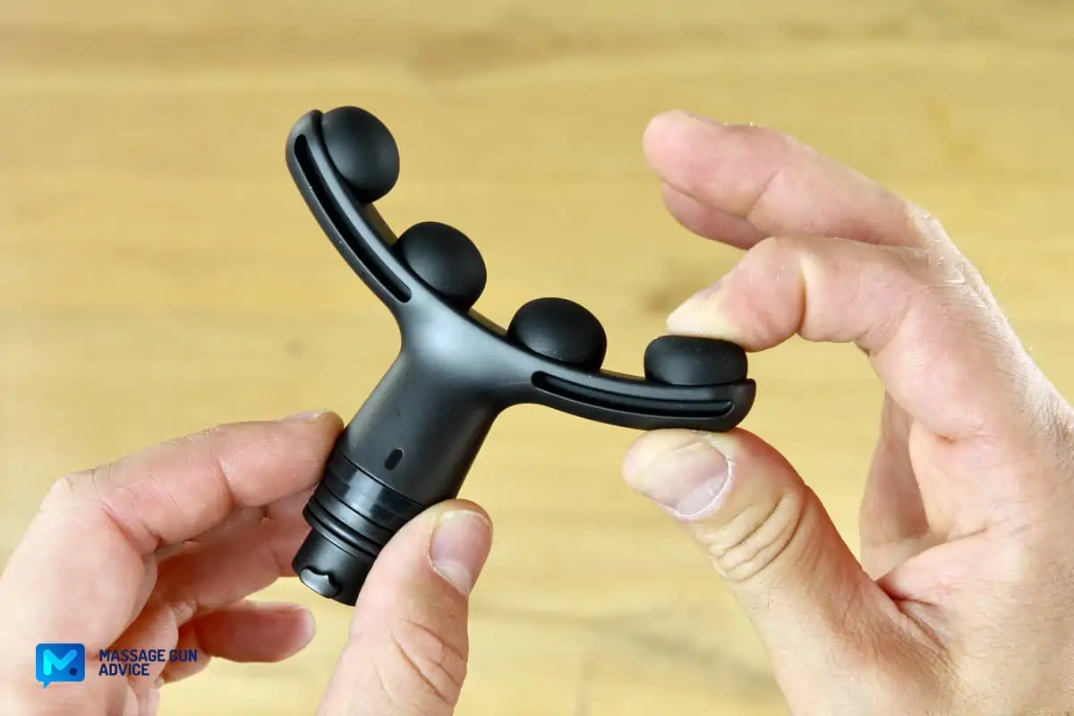 Recovapro MAX Review - A Heavy, but Amazingly Powerful Massage Gun 27 recovapro max Arc Head softness check
