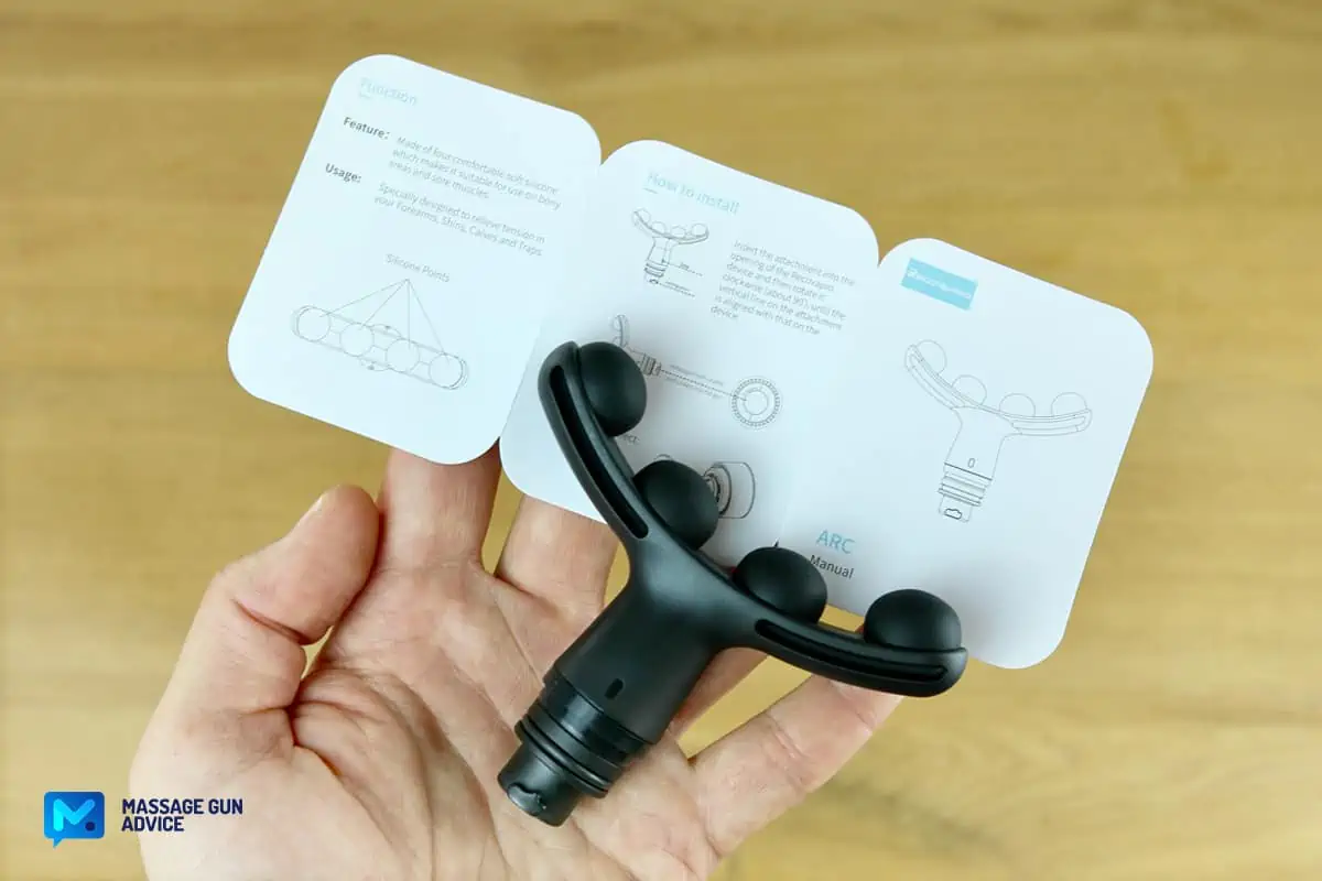 Recovapro MAX Review - A Heavy, but Amazingly Powerful Massage Gun 29 recovapro max Arc Head