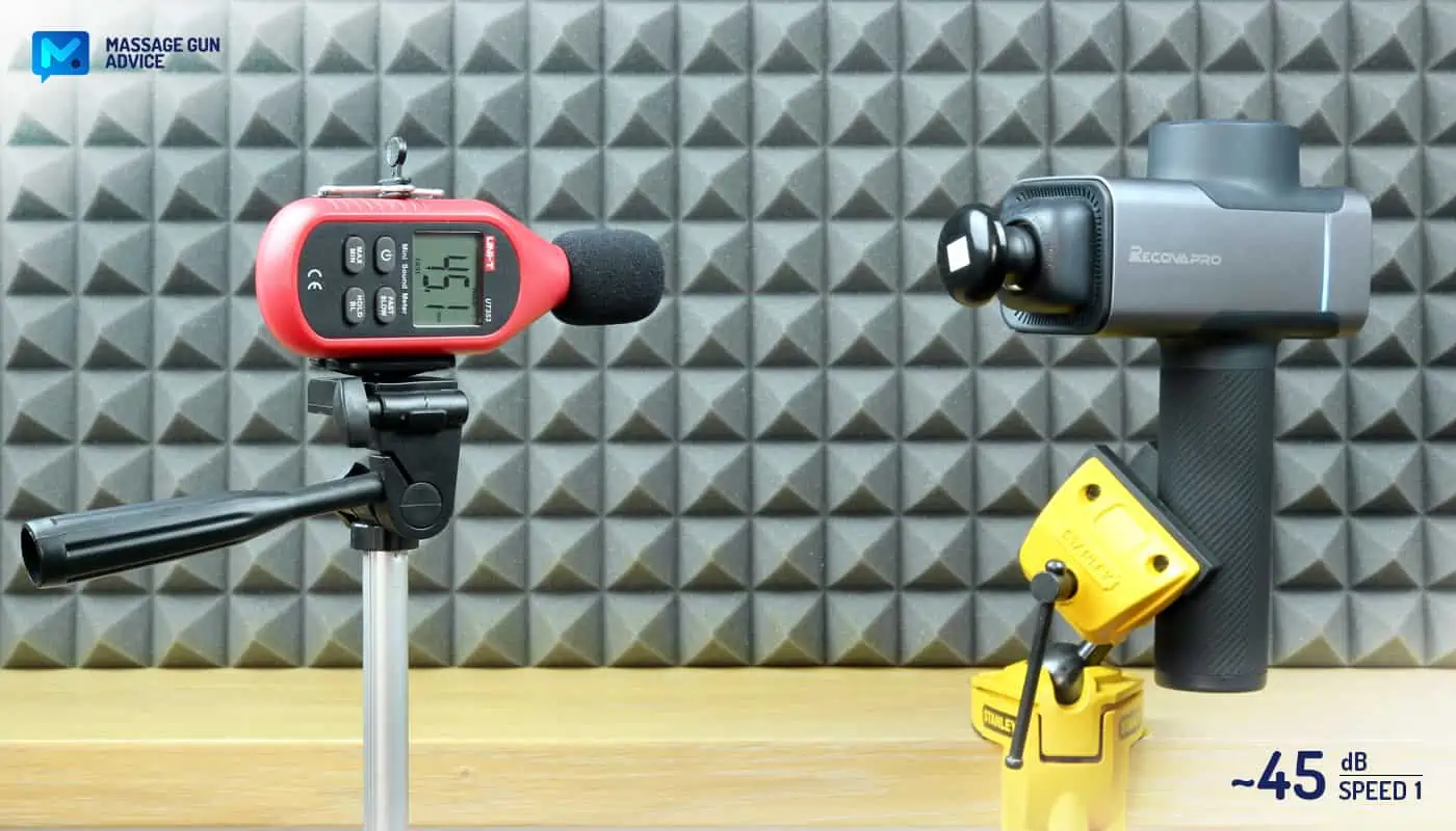Recovapro MAX Review - A Heavy, but Amazingly Powerful Massage Gun 36 recovapro max noise measurement speed level 1