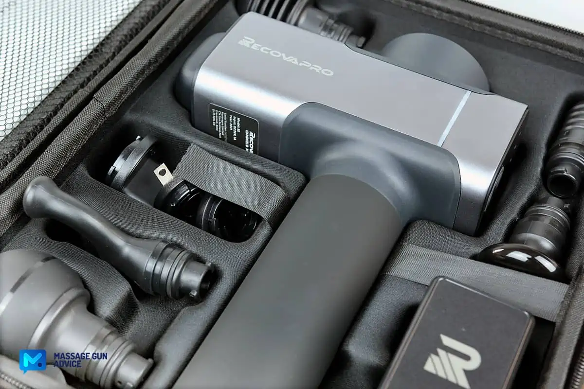 Recovapro SE Review - Surprisingly Good And Versatile Device 5 recovapro se inside the carrying case