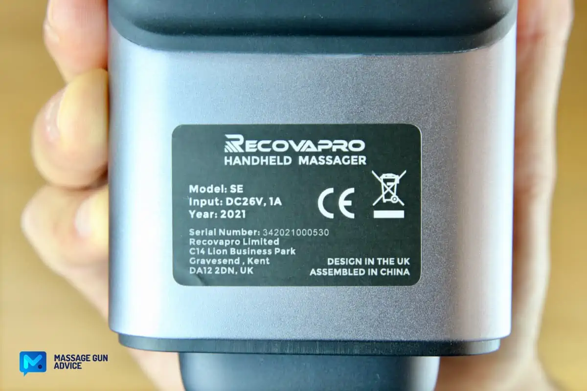 Recovapro SE Review - Surprisingly Good And Versatile Device 28 recovapro se massage gun spec info