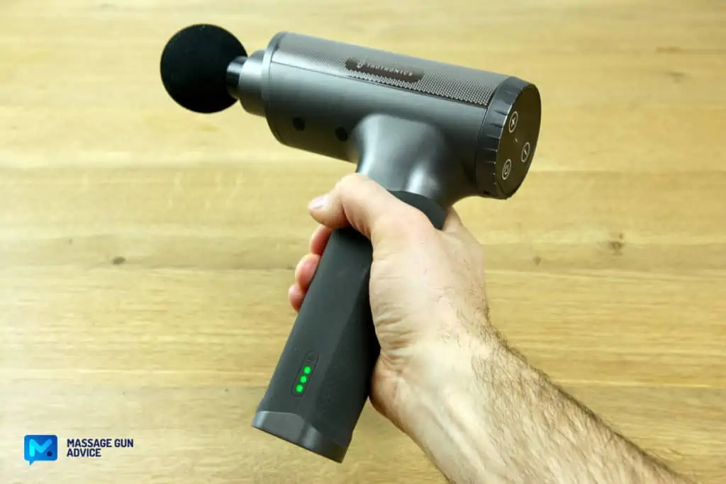 Medcursor Massage Gun Review: OK for Beginners, but Quite a Thrill for the Pros! 29 taotronics tt-pca004 compact size massager